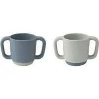 Liewood Koppar - 2-pack - Alicia - Silikon - Blue Mix - - One Size - Mugg