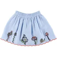 Stella McCartney Kids Kjol - Ljusblå m. Broderi - - 4 år (104) - Kjol