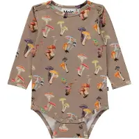 Molo Body l/ä - Foss - Mini Svampar - - 1 år (80) - Body L/Ä