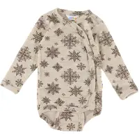 Joha Omlottbody l/ä - Ull - Beige - - 70 - Body L/Ä