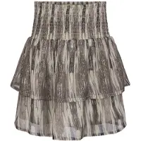Sofie Schnoor Petit by Kjol - Black Off White m. Ränder - - 4 år (104) - Kjol