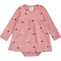 Müsli Klänningsbody l/ä - Jul - Nostalgi Rose/Cabernet/Balsam - - 62 - Body L/Ä