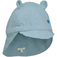 Liewood Solhatt - Gorm - Strand Blue - - 6-9 mån - Solhatt