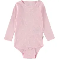 Mads nørgaard Body l/ä - Rib - Rosa - - 2 år (92) - Body L/Ä