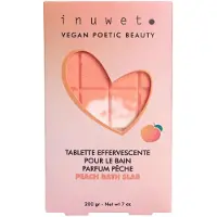 INUWET Badtablett Fizz - 200 g - Peach - - One Size - Hygienartiklar