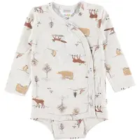 Joha Omlottbody l/ä - Ull - Ljus Beige - - 40 - Body L/Ä
