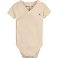 Calvin Klein Omlottbody k/ä - Rib - Muslin - - 74 - Body K/Ä