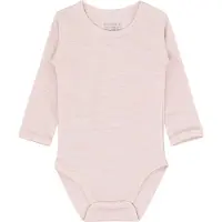 Hust and Claire Body l/ä - Bo - Ull - Rosa - - 4 år (104) - Body L/Ä