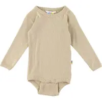 Joha Body l/ä - Rib - Beige - - 80 - Body L/Ä
