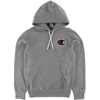 Champion Fashion Hoodie - Gråmelerad m. Logo - - 16-18 år (176-188) - Hoodie
