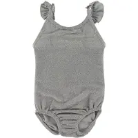 Christina Rohde Body u/ä - Silver Glitter - - 4 år (104) - Body U/Ä