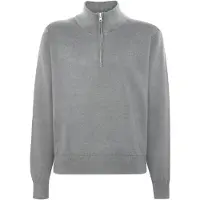 Grunt Tröja - GrLudvig - Stickad - Grey Melange - - 14 år (164) - Tröja