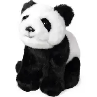 Living Nature Gosedjur - 16x12 - Panda Young - Svart/Vit - - One Size - Gosedjur