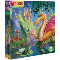 Eeboo Pussel - 1000 Delar - Kind Dragon - - One Size - Pussel