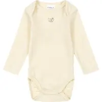 Fanga Fontana Body l/ä - Ull - Erba - Beige Melange - - 9 mån - Body L/Ä