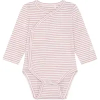 Fixoni Omlottbody l/ä - Rib - Blekt Mauve - - 44 - Body L/Ä