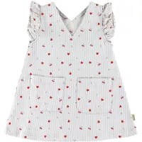 Hust and Claire Klänning - HcKaroline Stripes - Lite Blue - - 7 år (122) - Klänning