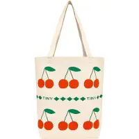 Tiny Cottons Shoppingväska - Körsbär - Off-White - - One Size - Väska