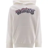 Versace Hoodie - Vit m. Strass - - 12 år (152) - Hoodie