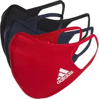 Adidas Munskydd - 3-pack - Svart/Röd - - M - Medium - Tillbehör