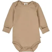 Müsli Body l/ä - Cozy Jag - Beige - - 74 - Body L/Ä