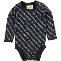 Gro Body l/ä - Sön - Stålgrå m. Text - - 74 - Body L/Ä