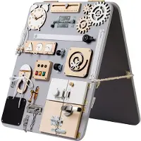 Woobiboo Woobiboard - Plus Stående - Grey/Natural - - One Size - Tumlingdjur