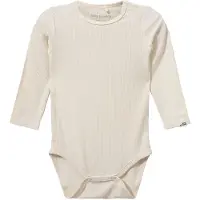 Sofie Schnoor Body l/ä - Rib - DicteSB - Off White - - 68 - Body L/Ä