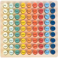 Kinder and Kids Matematisk tavla m. Vandringsstavar - 20x20 cm - - - One Size - Griffeltavla