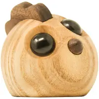 FableWood Plocka upp kyckling - Viola - 4 cm - Natur - - One Size - Dekoration