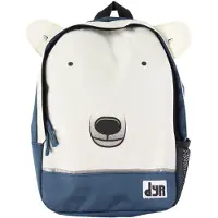 DYR DJUR Dagisväska - Beige/Dark Blue m. Isbjörn - - One Size - Dagisväska