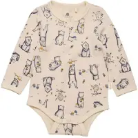 CeLaVi Body l/ä - China Blue m. Björnar - - 50 - Body L/Ä