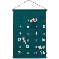 Design Letters Julkalender - 73 cm - Mörkgrön - - One Size - Kalender