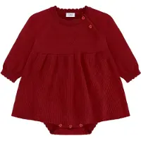 Hust and Claire Klänningsbody - Stickad - HCKlara - Tebär m. Hjä - - 2 år (92) - Body L/Ä