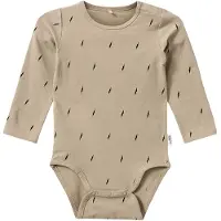 Sofie Schnoor Body l/ä - Augusti b - Soft Beige - - 74 - Body L/Ä