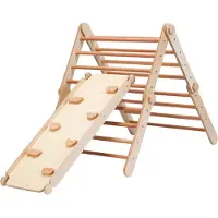 HEMMINGSEN Kids Klätterställning - Alice - 110x45 cm - Natur - - One Size - Tumlingdjur