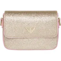 Emporio Armani Axelväska - Champagne m. Glitter - - One Size - Axelväska