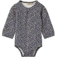 Wheat Body l/ä - Elmine - Blue Blommor - - 68 - Body L/Ä