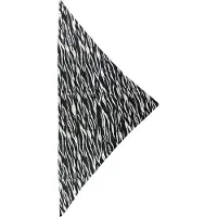 Lala Berlin Halsduk - 162x85 - Triangel M - Black Tiger - - One Size - Halsduk