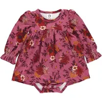 Müsli Klänningsbody l/ä - Bloomy - Boysenberry/Fig/Berry Utg. - - 2 år (92) - Body L/Ä