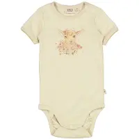 Wheat Body k/ä - Flower Lamm - Mussla - - 68 - Body K/Ä