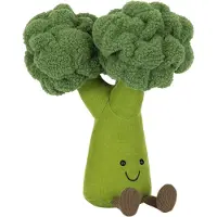 Jellycat Gosedjur - 24x21 cm - Amuseables Broccoli - - One Size - Gosedjur