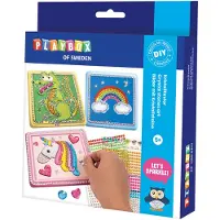 Playbox Kreativt lekset - Kristall Stones Art - - One Size - Kreativt lekset