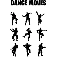 Citatplakat Affisch - A3 - Fortnite - Dance Moves - - One Size - Affisch