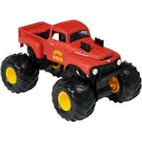Monster Jam Officiell Grave Digger Monster Truck, Röd Vintage Edition, 1:24 Skala Die-Cast Fordon