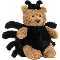 Jellycat Gosedjur - 26x17 cm - Bartolomeus Bear Spider - - One Size - Gosedjur