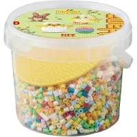 Toymax Midi Pärlor - 4000 st. + 1 tallrik I Hink - Påsk - - One Size - Pärlor