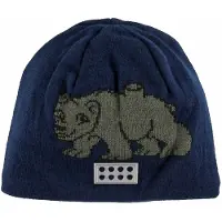 Lego Wear LEGO Duplo Mössa - Ull/Bomull - LWAustin - Navy m. Isbjörn - - 48 cm - Mössa