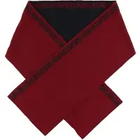 Emporio Armani Halsduk - 160x20 - Ull/Akryl - Mörk Röd - - M - Medium - Halsduk