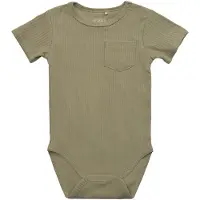 Sofie Schnoor Petit by Body k/ä - Rib - Dusty Green - - 68 - Body K/Ä